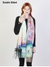 Winter Double-Sided Oil Painting Scarf